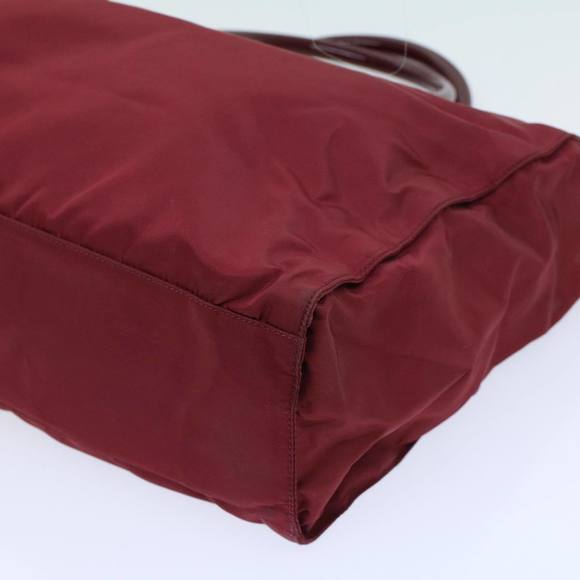 PRADA Hand Bag Nylon Red Auth ti1240 - Picture 15 of 16